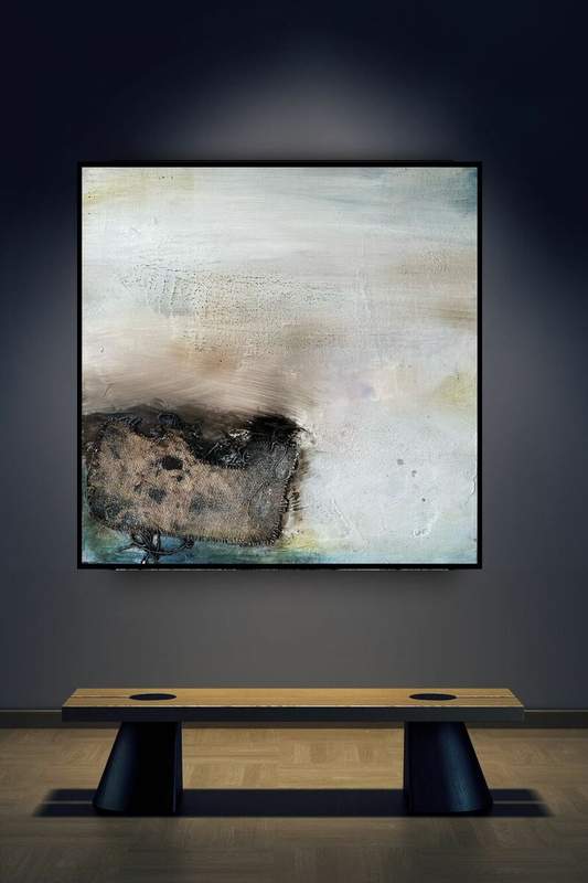 Stille 2024 aus der Serie 'Sack und Asche' 80 x 80 für 1.600 Euro