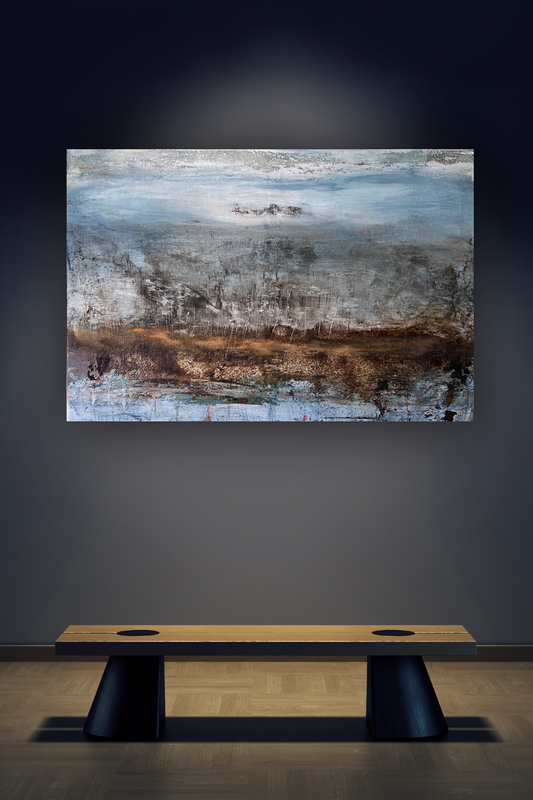 Asche im Mix 2022 Serie: Sack und Asche 70 x 100 für 2.900 Euro