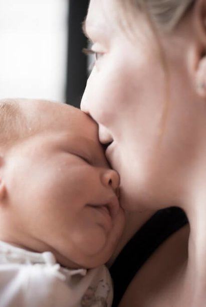 Kraamzorg Gerian Duiven, Goed om te weten pagina baby bij mamma kus
