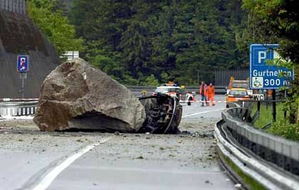 Steinschlag und Felzstrz Gefahr minimieren und Schutzmaßnahmen anbringen