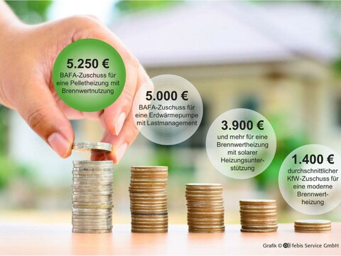 Verschiedene Zuschüsse von BAFA und KfW