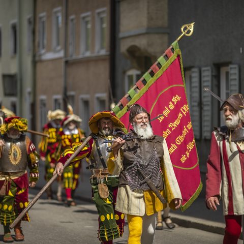 Georgiritt Fußgruppe © Stadt Traunstein Richard Scheuerecke