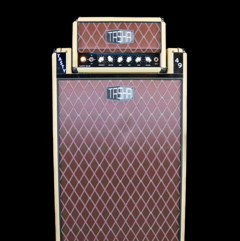 Tasty 49 BF Full Stack – front view with 2x12 cabinet and head