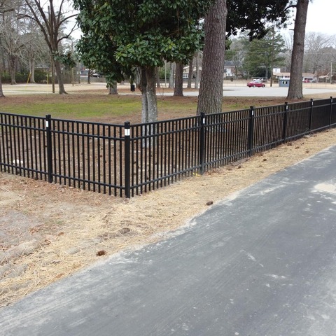 4' Tall Industrial Ornamental Aluminum 2