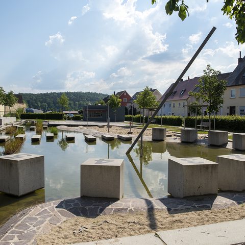 Sonnenuhrenpark © Laura Loewel / Touristikservice Wassertrüdingen