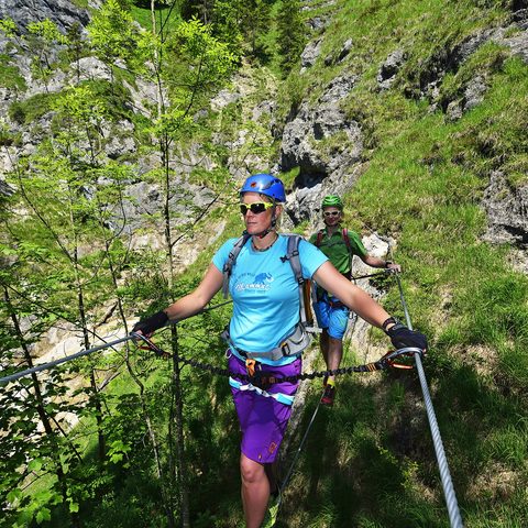 Klettersteig Hausbachfall © Eisele Hein (3).jpg Quelle: Tourist-Information Reit im Winkl