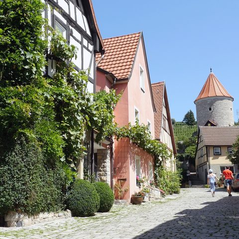 Roter Turm Sommerhausen Quelle: Tourist-Information Sommerhausen © Johannes Romeyke