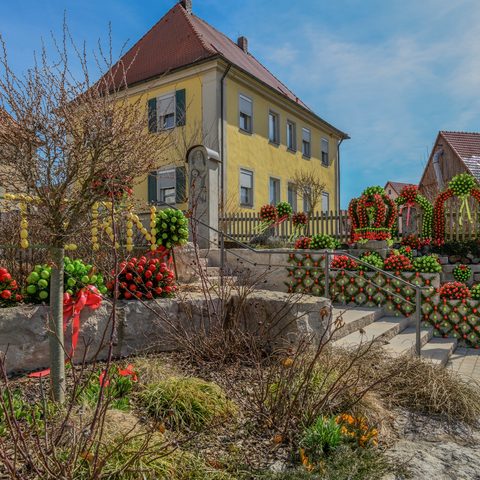 Osterbrunnen in Hochstahl
© Touristinformation VG Hollfeld, Fotograf Bernd Lippert