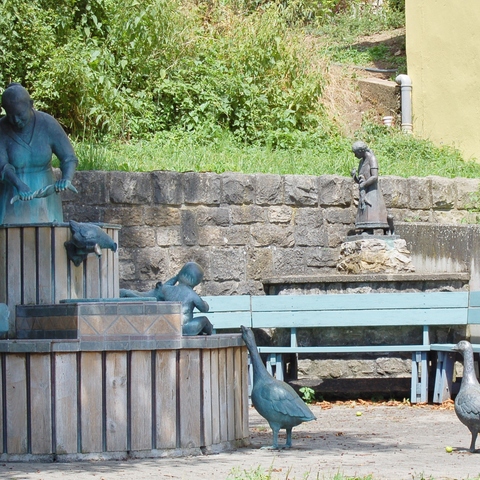 Giebelstadter Kulturweges „Vom Minnesang zum Düsenklang“ © Annette Barreca
