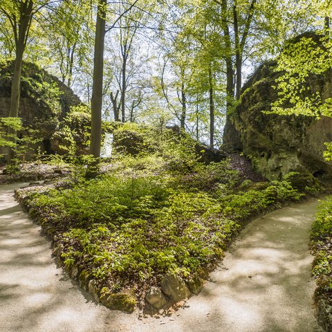 Felsengarten Sanspareil Aeolusfelsen Foto Thomas Köhler Quelle: Bayerische Verwaltung der staatlichen Schlösser, Gärten und Seen Schloss Nymphenburg,
