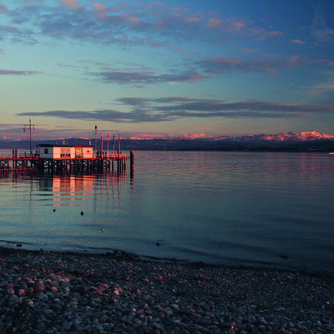 Schiffsanlegestelle, Hagnau am Bodensee © Harald Gutemann