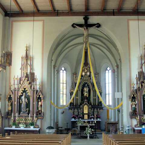 Kirche Sonnen innen © Gemeinde Sonnen