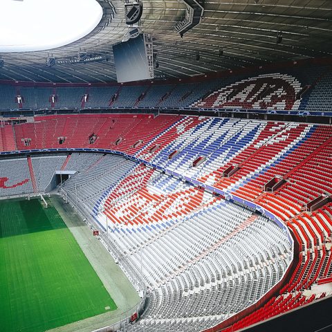 Tribüne in der Allianz Arena © München Tourismus Jan Saurer