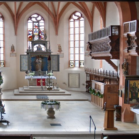 Rieterkirche Chorraum © Fremdenverkehrsamt Absberg