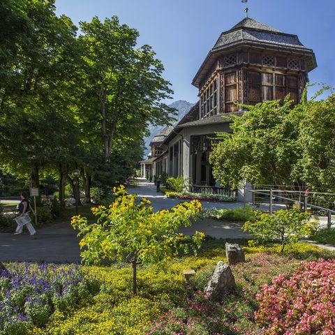 AlpenSole Gradierhaus im Königlichen Kurgarten Foto: Foto Baumann Schicht Quelle: Berchtesgadener Land Tourismus GmbH