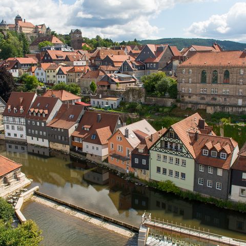 Stadtaufbau Quelle: Tourismus- und Veranstaltungsbetrieb der Lucas-Cranach-Stadt Kronach Fotograf Dr. Otmar Fugmann, Bildrechte Tourismusbetrieb Kronach