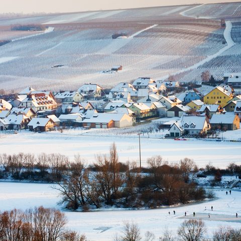 Nordheim im Winter © Fränkisches Weinland Tourismus GmbH/Volker Müther