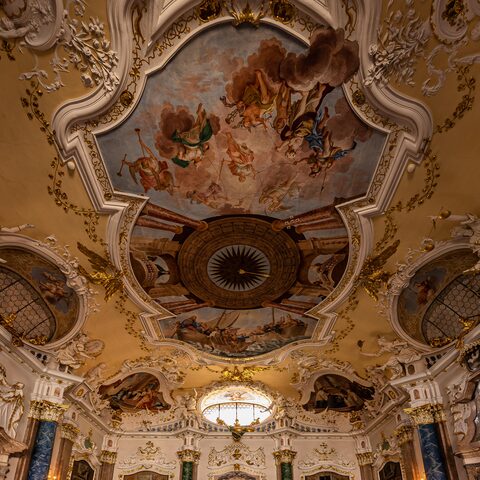 Kaisersaal im Kloster St. Mang in Füssen © Füssen Tourismus und Marketing (www.newman.pictures)