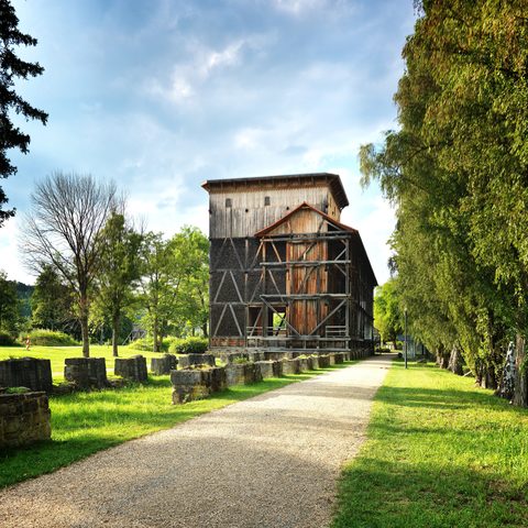 Gradierbau(c) Bayer. Staatsbad Bad Kissingen GmbH Foto Dominik Marx