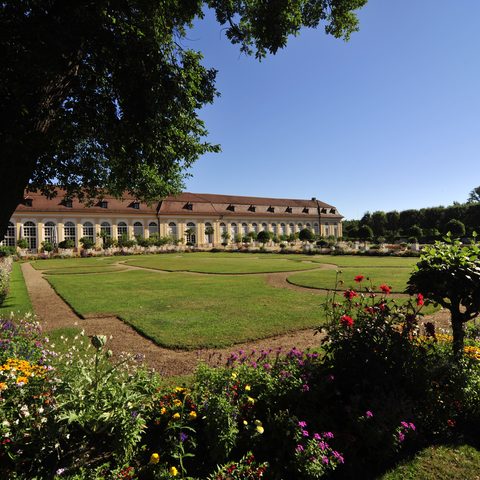 Schloß Orangerie Hofgarten Copyright Stadt Ansbach.