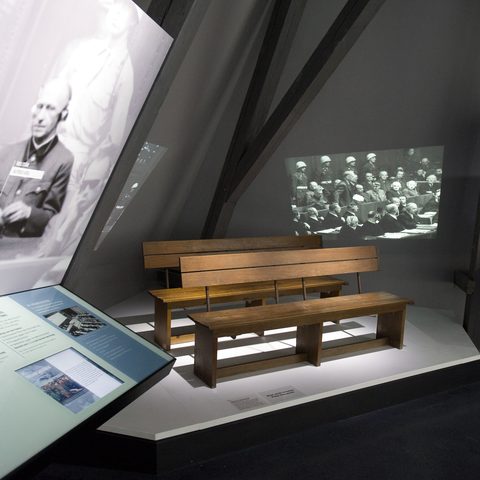 Nürnberg, Dauerausstellung im Memorium Nürnberger Prozesse© Stadt Nürnberg