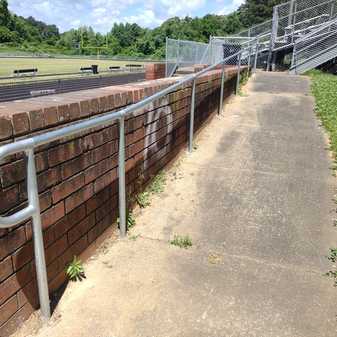 Custom Steel Pipe Handrail