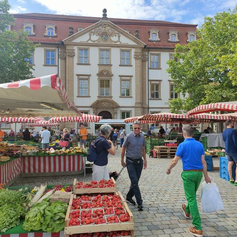 Marktplatz Erlangen Fotograf: Detlef Danitz