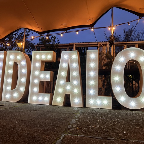 Leuchtbuchstaben Firmfeier Idialo