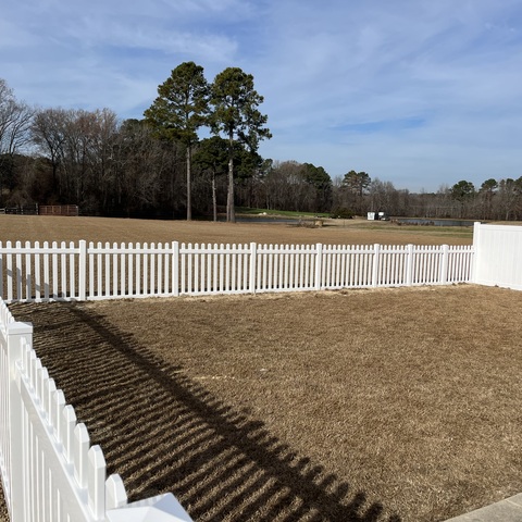 4' Tall Close Picket Spacing PVC 2