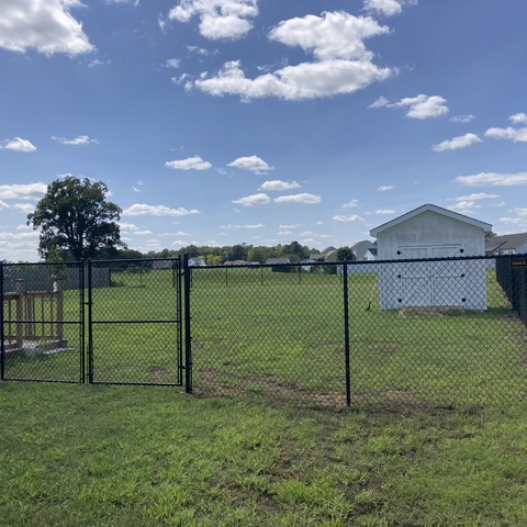 6' Tall Black Chain Link