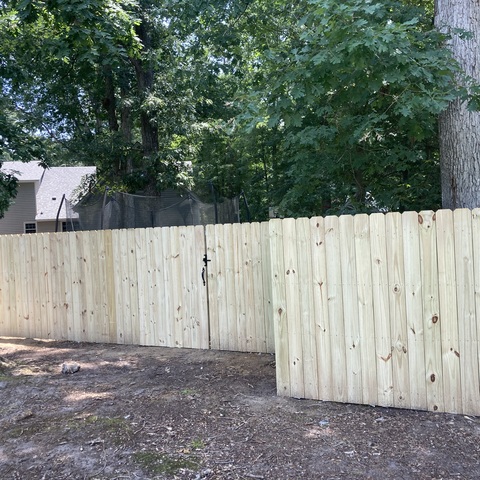 6' Tall Wood Privacy Fence 3