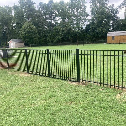 4' Tall 3 Rail Ornamental Aluminum 4