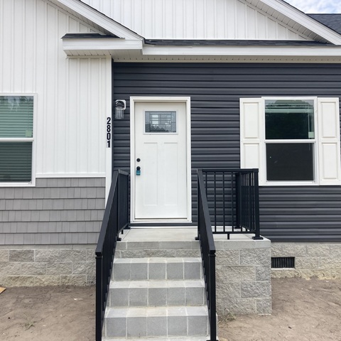 3' Tall Black Alum Handrail 4