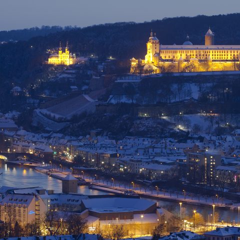 Winterliches Würzburg © Fränkisches Weinland Tourismus GmbH/Volker Müther