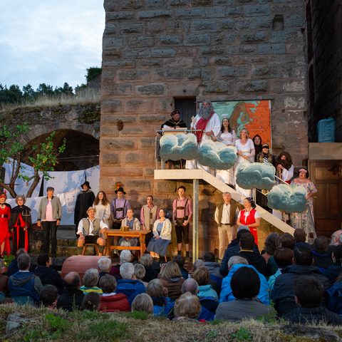 Burgspiel Quelle: Stadt Hilpoltstein Amt für Kultur und Tourismus (c) Juergen Krach