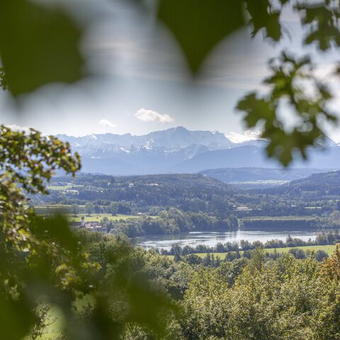 Landsberg mit Zugspitzblick © Tourismusverband Ammersee-Lech e.V / Julian Leitenstorfer