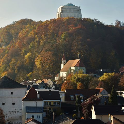Blick auf den Michelsberg Kelheim © Stadt Kelheim: Tourismus, Wirtschaft, Marketing