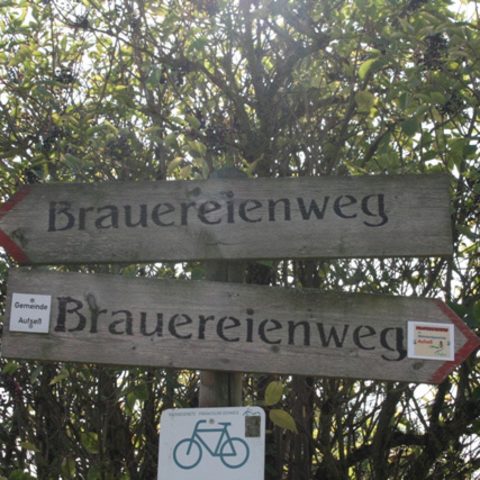 Brauereienweg Schilder Quelle: Touristinformation VG Hollfeld /Heike Blume