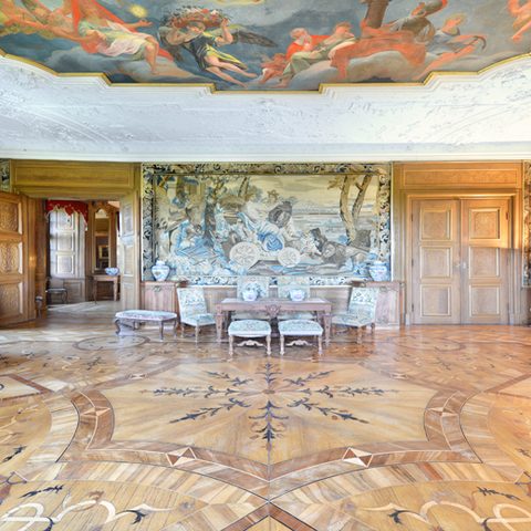 Schlossmuseum GobelinSalon 2018 Quelle: Info-Center Schillingsfürst