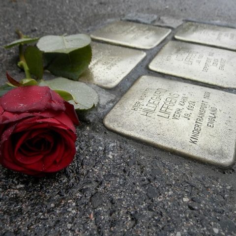 Stolperstein © Christa Horn / Gemeinde Lisberg
