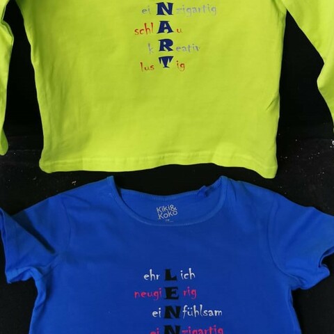 T-Shirt Beschriftungen