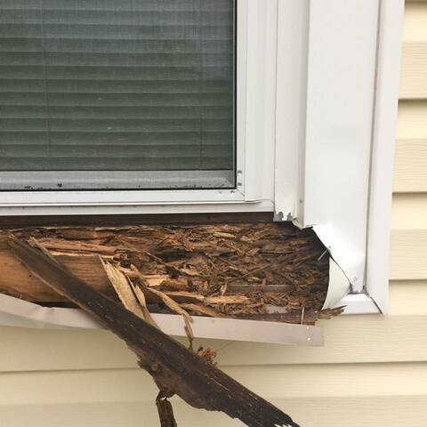 No caulking around windows!