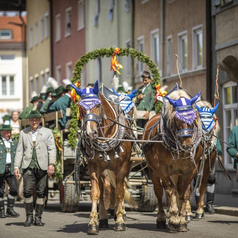 Georgiritt Pferdekutsche © Stadt Traunstein Richard Scheuerecker