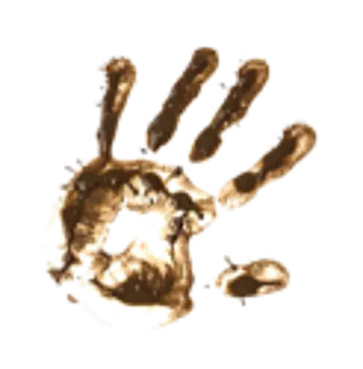 Mudprint Hand Left