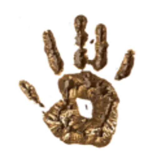 Mudprint Hand Right
