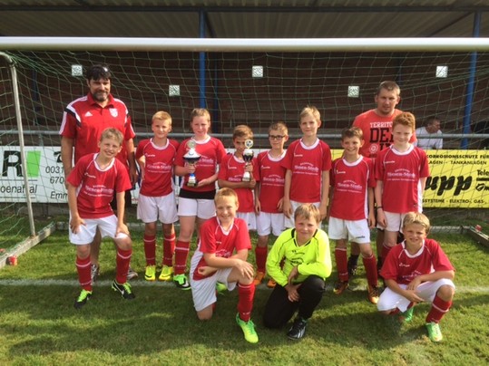 oben von links: Witte Willi, Jansen Till, Korte Maria, Winkelmann Dylan, Bokholt Simon, Janssen Christian, Schwenen Finn, Vortallen Marc, dahinter: Otten Bernd, vorn von links: Otten Ben, Blum Tim, Janssen Felix, Bahns Chris,