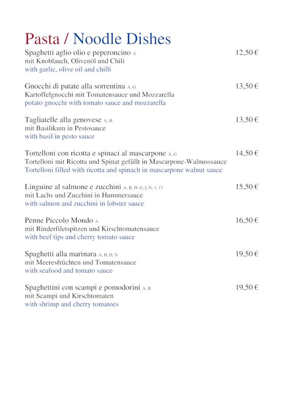 Ristorante Piccolo Mondo Italienisches Restaurant in Berlin