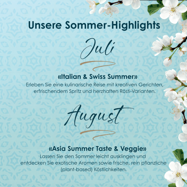 Die Sommer-Highlights im Restaurant Central 1