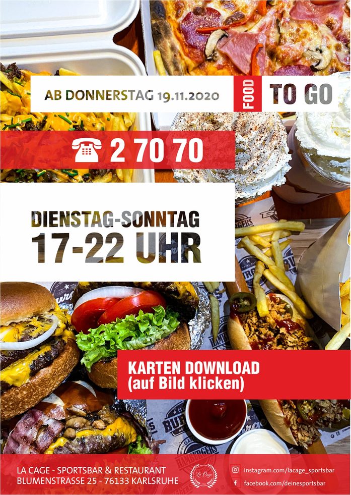 La Cage Sportsbar & Restaurant in Karlsruhe