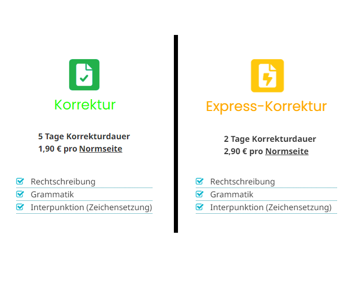 Korrekturlesen Lektorat